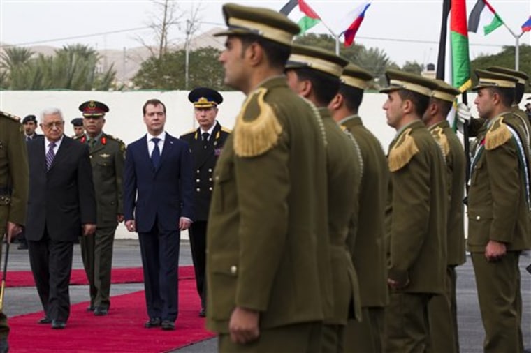 Dmitry Medvedev, Mahmoud Abbas